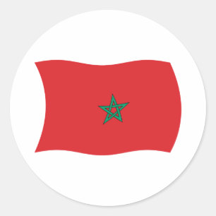 Adesivo da Bandeira do Marrocos