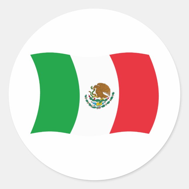 Adesivo da Bandeira do México (Frente)
