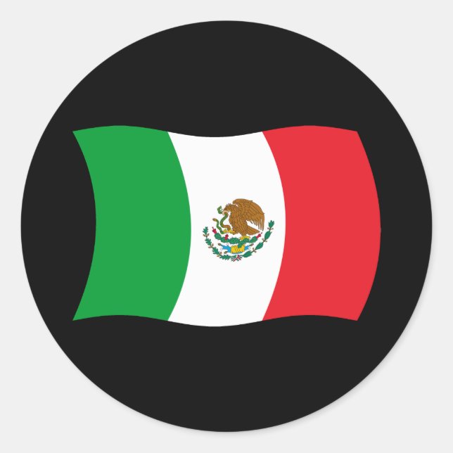 Adesivo da Bandeira do México (Frente)