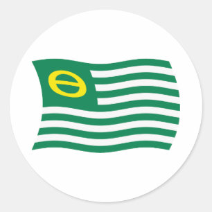 Adesivo da Bandeira do Movimento Ecológico