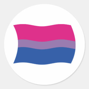 Adesivo da Bandeira do Orgulho Bissexual