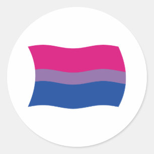 Adesivo da Bandeira do Orgulho Bissexual