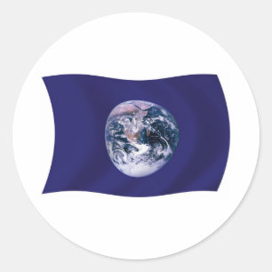 Adesivo da Bandeira do Planeta Terra