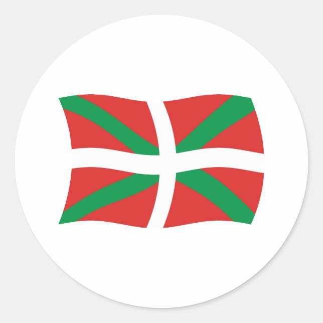 Adesivo da Bandeira do Povo Basco (Frente)