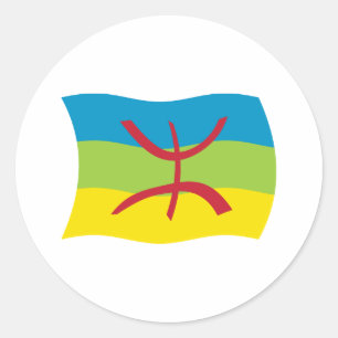 Adesivo da Bandeira do Povo Berbere