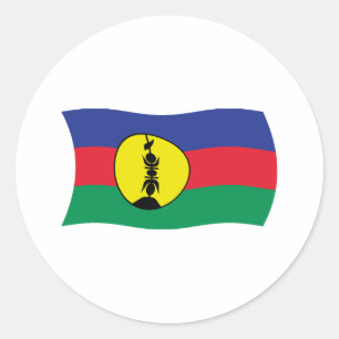 Adesivo da Bandeira do Povo Kanak