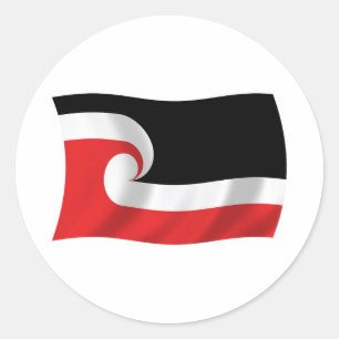 Adesivo da Bandeira do Povo Maori