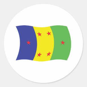 Adesivo da Bandeira do Povo Ogoni