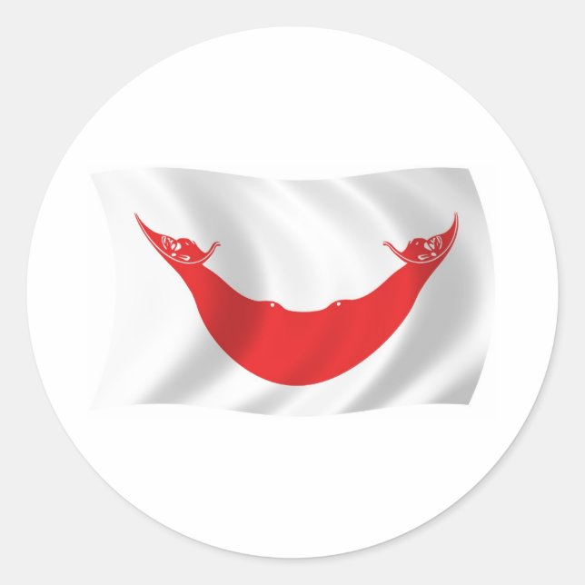 Adesivo da Bandeira do Rapa Nui (Frente)
