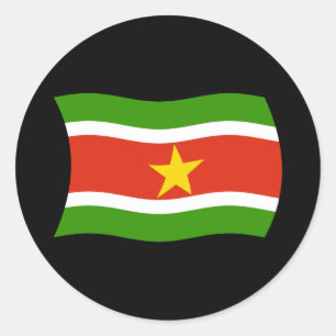 Adesivo da Bandeira do Suriname