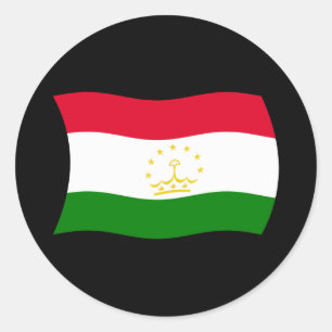 Adesivo da Bandeira do Tajiquistão