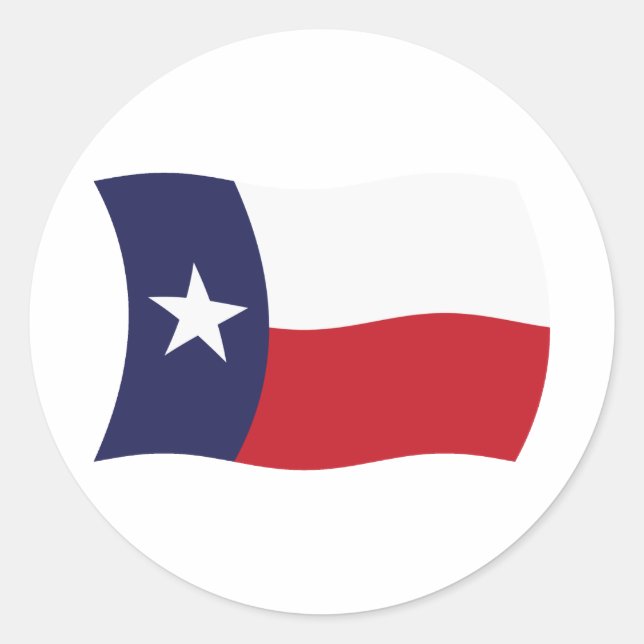 Adesivo da Bandeira do Texas (Frente)