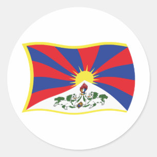 Adesivo da Bandeira do Tibete