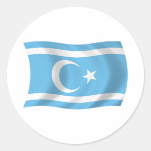 Adesivo da Bandeira do Turcomeno Iraquiano