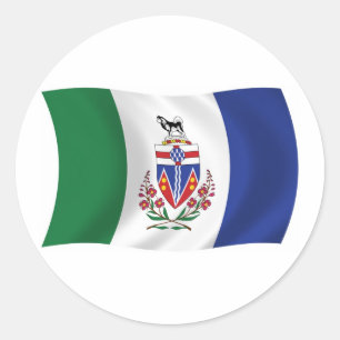 Adesivo da Bandeira do Yukon