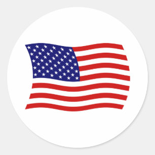 Adesivo da Bandeira dos Estados Unidos da América