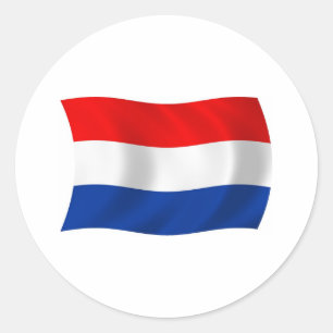Adesivo da Bandeira dos Países Baixos