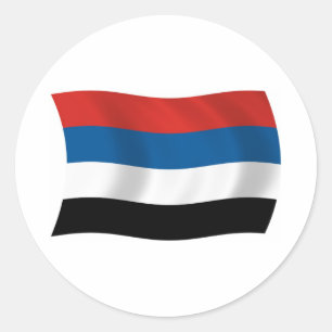 Adesivo da Bandeira dos Povos Indígenas da Colômbi