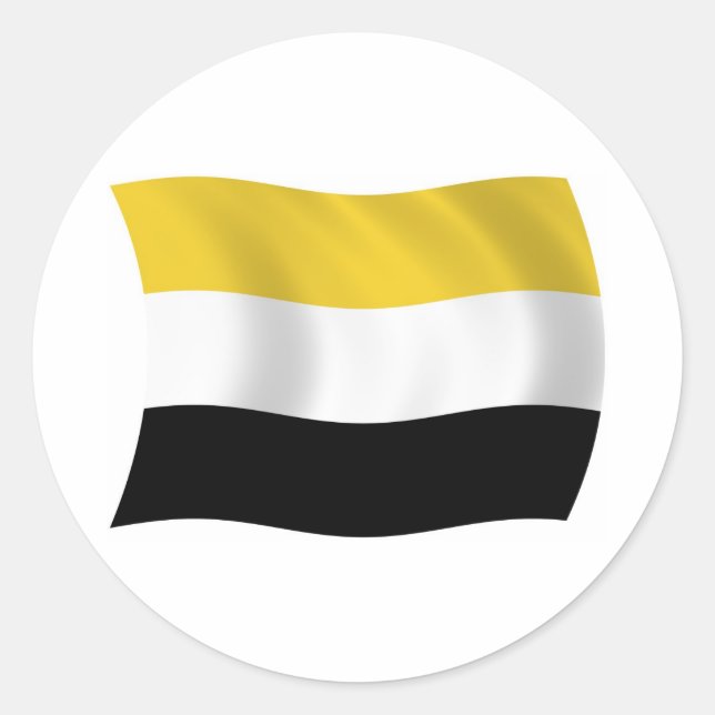 Adesivo da Bandeira Garifuna (Frente)