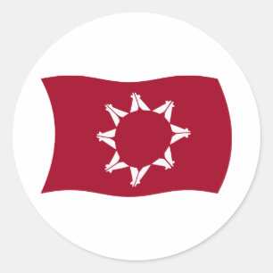 Adesivo da bandeira Oglala Lakota