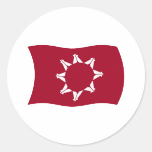 Adesivo da bandeira Oglala Lakota