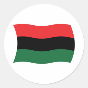 Adesivo da Bandeira Pan-Africana (UNIA)