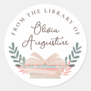 Adesivo Da Biblioteca de / Este Livro Pertence ao Sticker