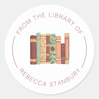 Adesivo Da Biblioteca de Ex-libris