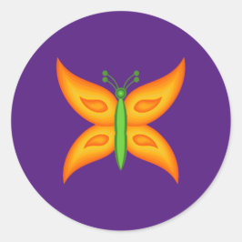 Adesivo da borboleta de alienígena