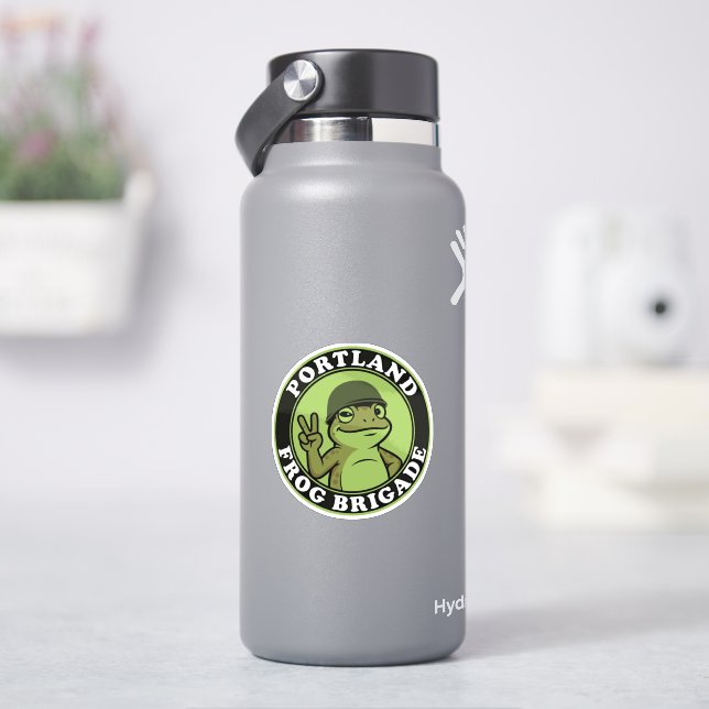 Adesivo da Brigada de Sapos de Portland (HidroFlask)
