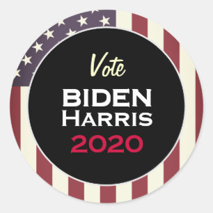 Adesivo da campanha BIDEN HARRIS 2020 Americana Ro