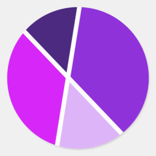 Adesivo da Coleção de Cores Purple JanaiCreates