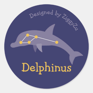 Adesivo da Constelação do Golfinho Delphinus