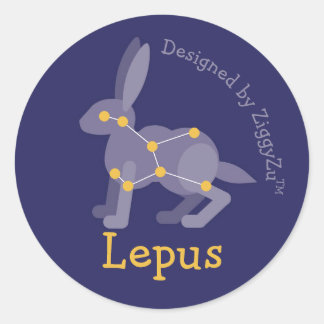 Adesivo da Constelação Lepus a Lebre