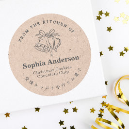 Adesivo Da Cozinha da Corrida Bell Kraft de Natal