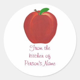 Adesivo Da cozinha de Apple Jam-Stickers