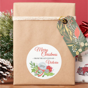 Adesivo Da Cozinha de Feliz Natal