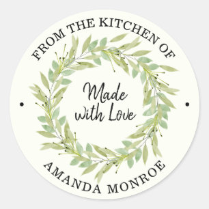 Adesivo Da cozinha de Greenery Wreath