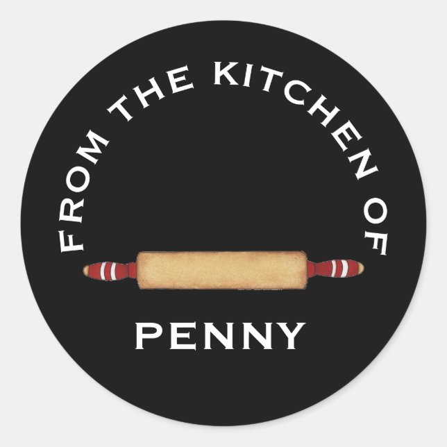 Adesivo Da Cozinha do Mínimo Pino Branco Preto (Frente)