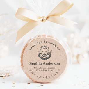 Adesivo Da cozinha do Natal Angel Kraft Rustic