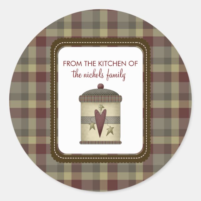 Adesivo Da Cozinha Dos Pinheiros (Frente)