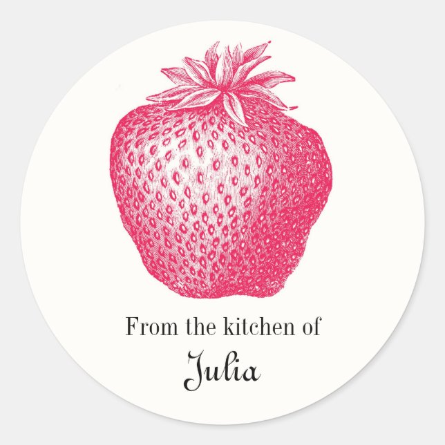 Adesivo Da cozinha dos rótulos culinários (Frente)