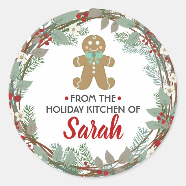 Adesivo Da Cozinha dos Stickers Feriados (Frente)