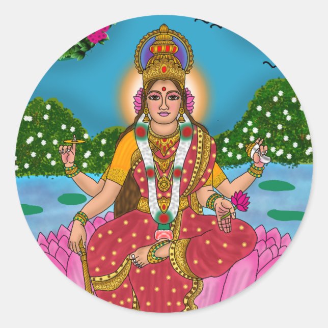 Adesivo da Deusa Siddhidatri (Frente)