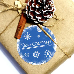 Adesivo da Empresa com Logotipo de Flocos de Neve