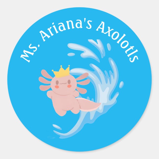 Adesivo da Equipe Axolotl 1 (Frente)