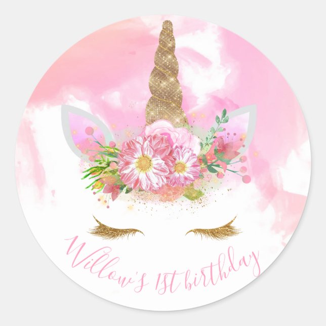 adesivo da face Unicorn (Frente)