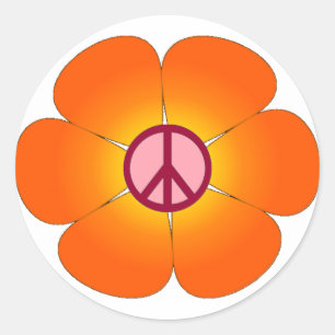 Adesivo da Flor de Paz