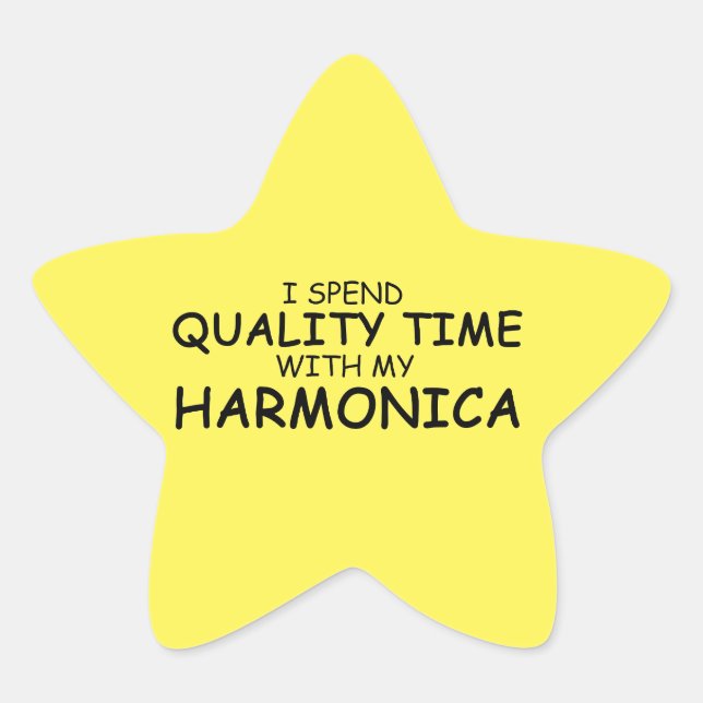 Adesivo da Harmonica de Tempo de Qualidade (Frente)