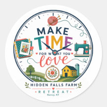 Adesivo da Hidden Falls Farm